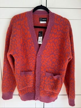 Oversized Furry, funky cardi